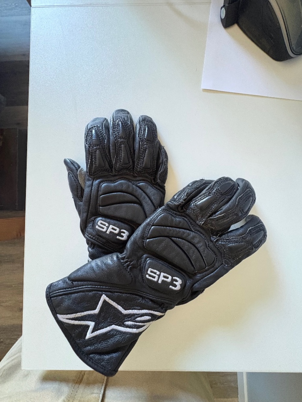 Alpinestars Ladies Stella SP3 leather motorcycle glove EUC